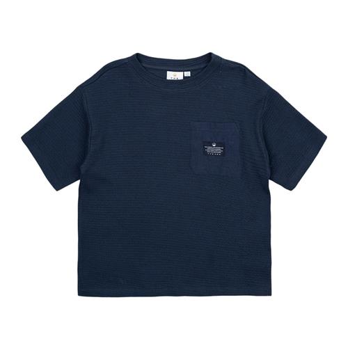 The New Nudvig Tee Mood Indigo 3-4 Y  Marineblå  3-4 år  mand