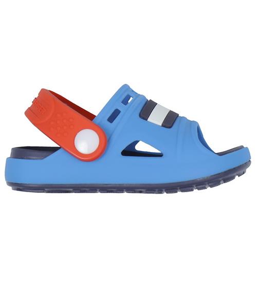 Tommy Hilfiger Sandal - Comfy - Sky Blue/Red