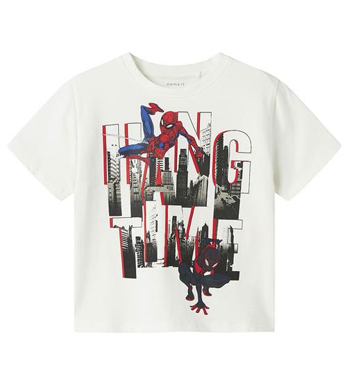 Name It T-shirt - NmMust Spider - Cloud Dancer