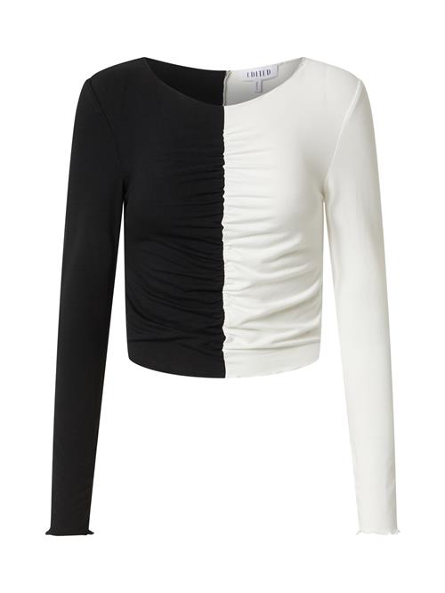 EDITED Shirts 'Karolina'  sort / hvid