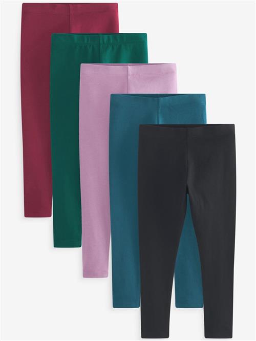 Se Next Leggings  petroleum / gran / cranberry / sort ved About You