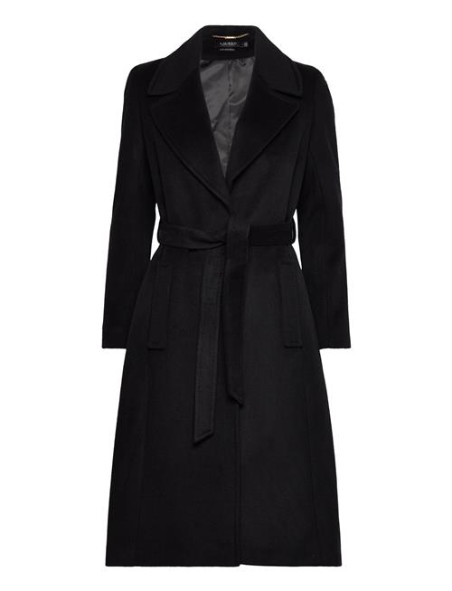 Se Wrap Wool-Lined-Coat Lauren Ralph Lauren Black ved Booztlet