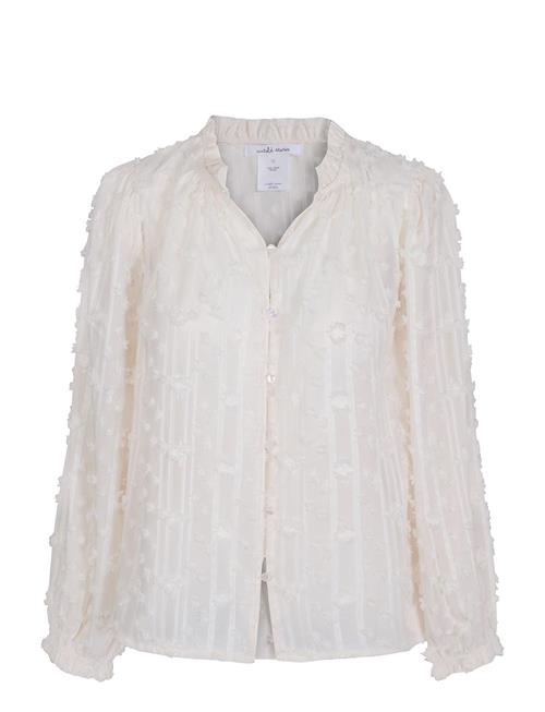 Se Julia Button Shirt Once Untold Beige ved Booztlet