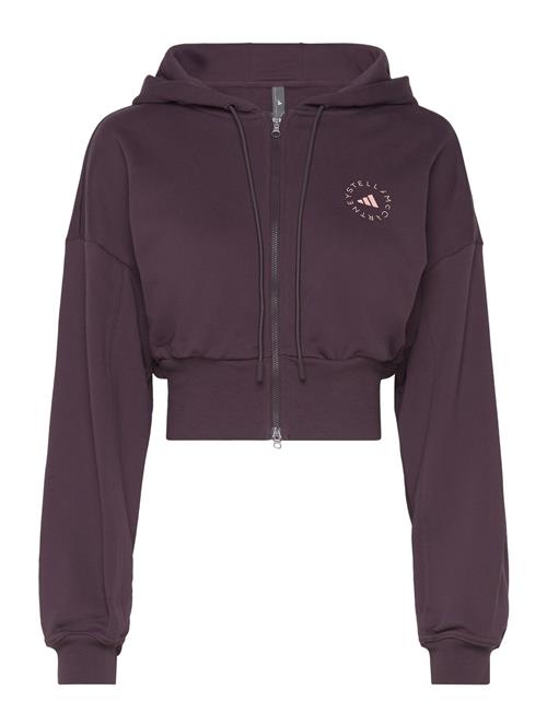 Se Asmc Cro Hoodie Adidas By Stella McCartney Burgundy ved Booztlet