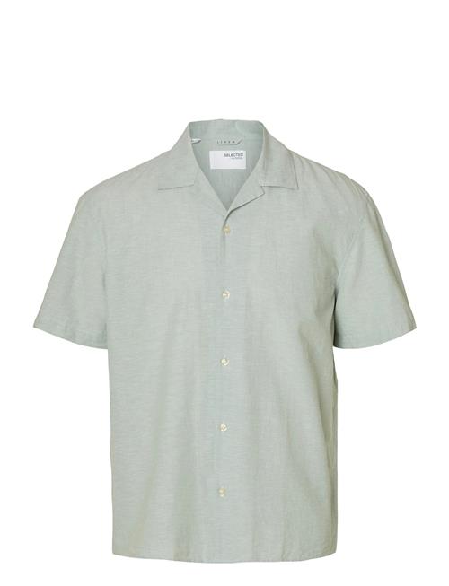 Slhrelaxsun Shirt Ss Resort Selected Homme Green