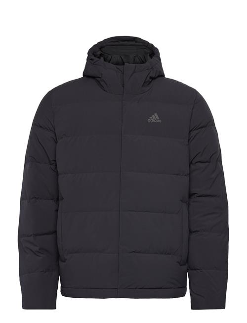 Helionic Hooded Down Jacket Adidas Sportswear Navy