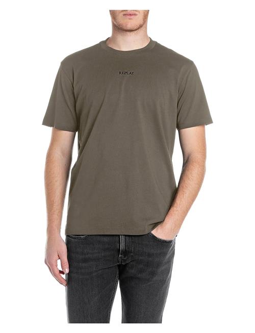 T-Shirt Regular Replay Basics Replay Green