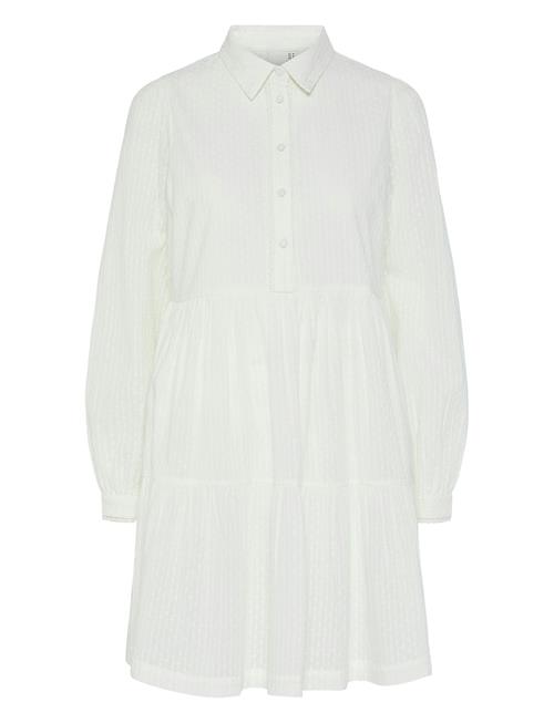 Yastia Ls Dress S. Noos YAS White