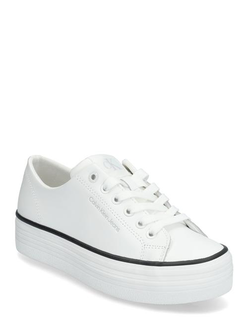 Se Bold Vulc Flatf Low Lth In Calvin Klein White ved Booztlet