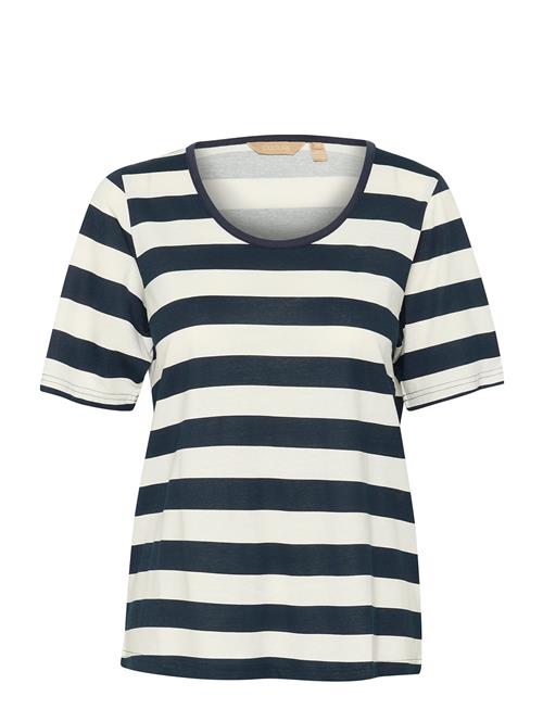 Se Cubenzo Deia T-Shirt Culture Navy ved Booztlet