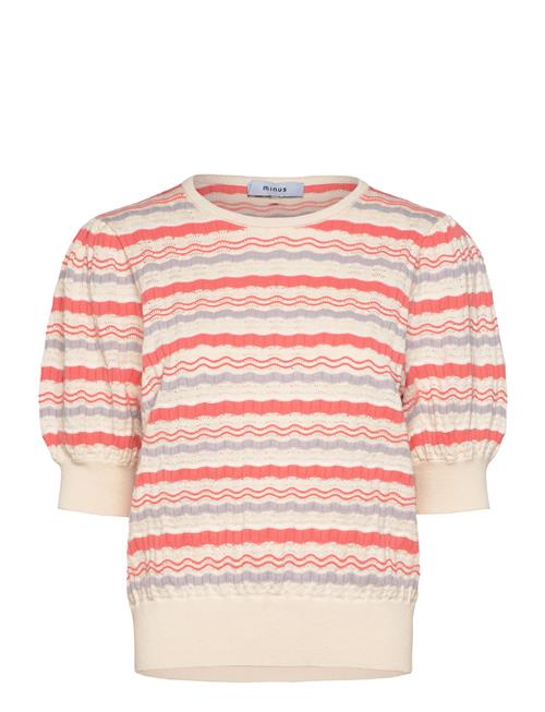 Se Msevira Knit T-Shirt Minus Coral ved Booztlet