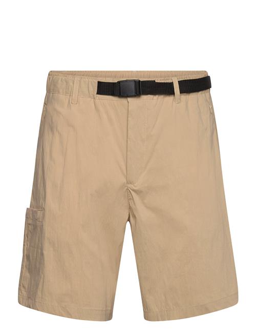 Akjan Tec Grosgrain Belt Shorts Anerkjendt Beige