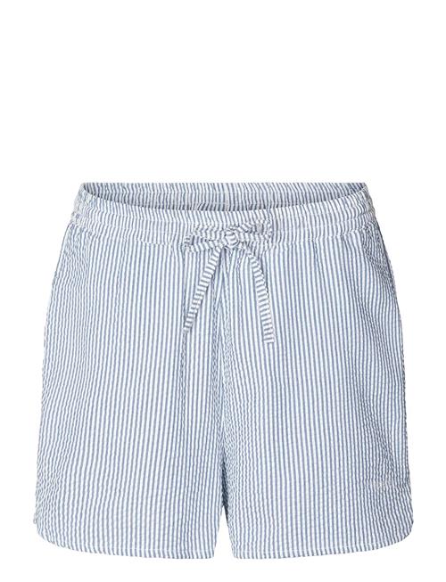 Jasmin Shorts - Seersucker STUDIO FEDER Blue