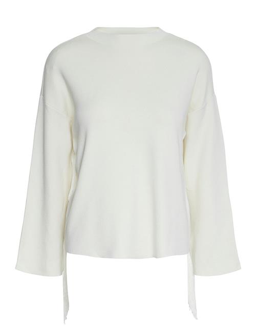 Yasfringa Ls O-Neck Knit Pullover S. YAS Cream