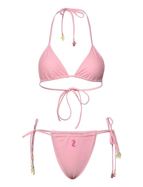 Se Taihiti Triangle Bikini Juicy Couture Pink ved Booztlet