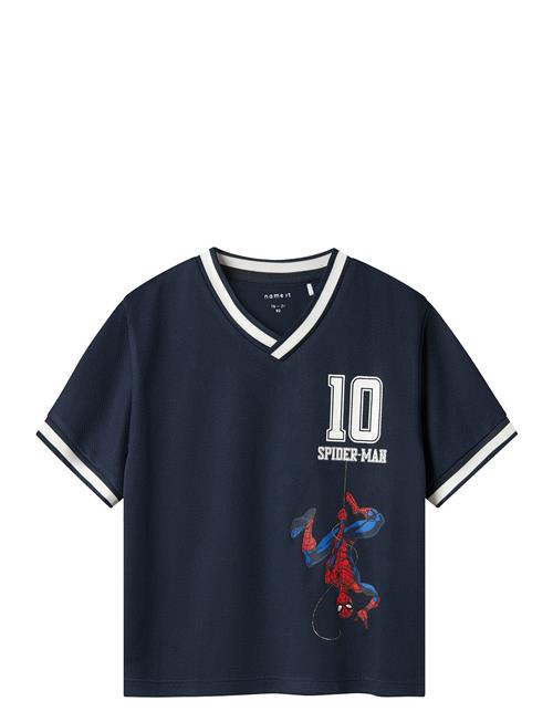 Nmmmatz Spider Nreg Ss Poly Top Mar Name It Navy