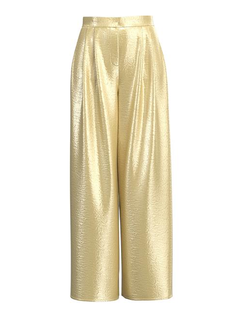 Slfselene Hw Wide Pant B Selected Femme Gold