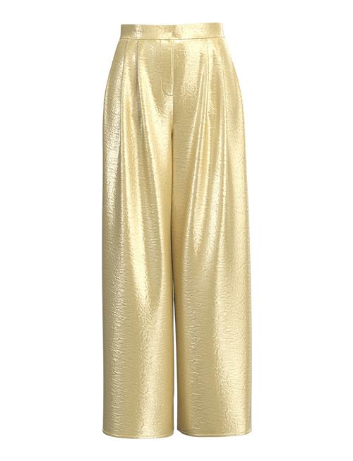Slfselene Hw Wide Pant B Selected Gold