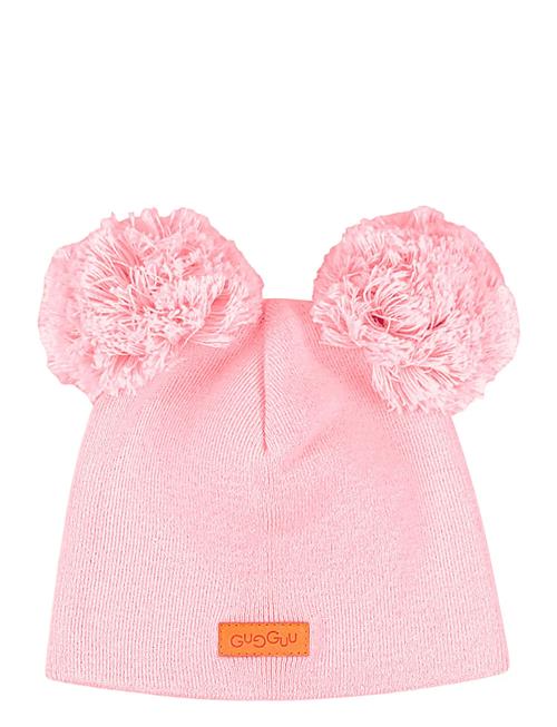 Cotton Double Tuft Beanie Gugguu Pink