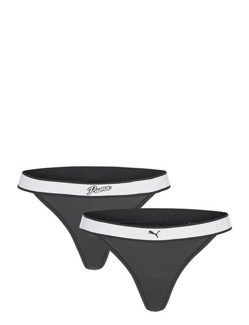 Puma Women Tanga String 2P Pack PUMA Black