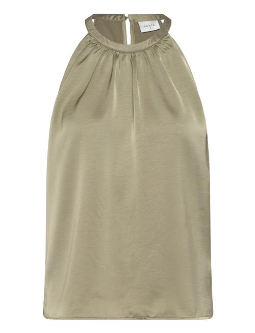 Dante6-Elody Satin Halter Top Dante6 Khaki