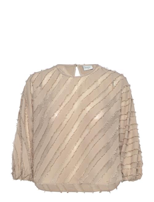 Se Dante6-Giana Balloon Sleeve Top Dante6 Beige ved Booztlet