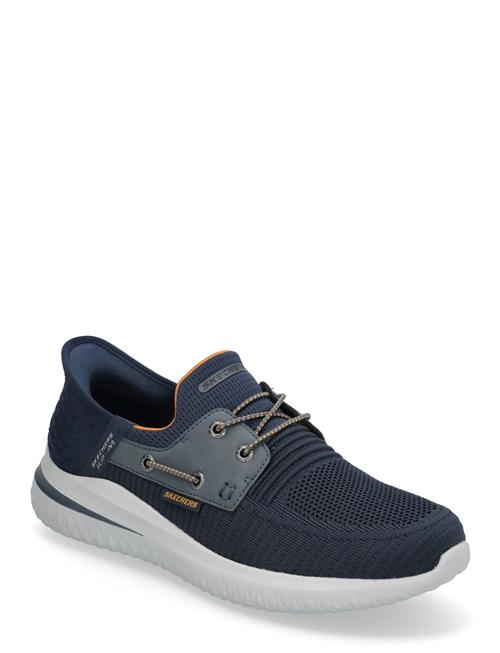 Mens Delson 3.0 Roth Skechers Navy