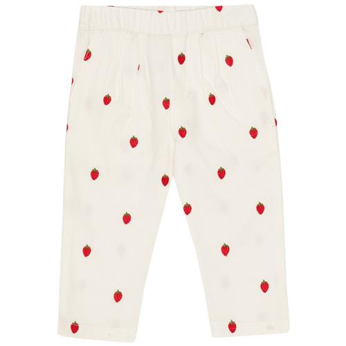 Flöss Cora Bukser White Denim Berry 122 cm  Hvid  122 cm  kvinde