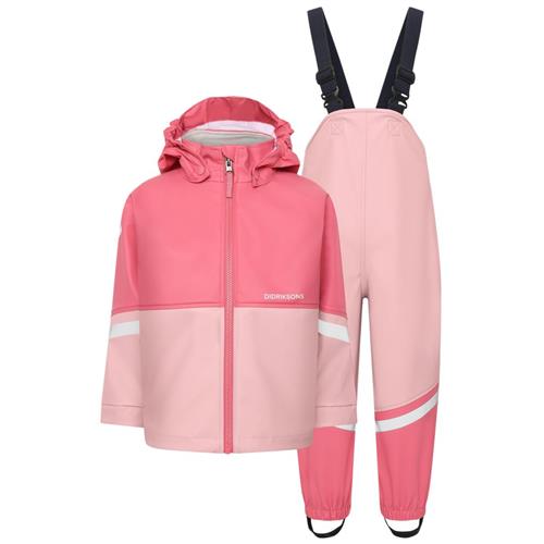 Didriksons Waterman Kids 11 Regnsæt Soft Pink 110 cm  Lyserød  110 cm  Unisex