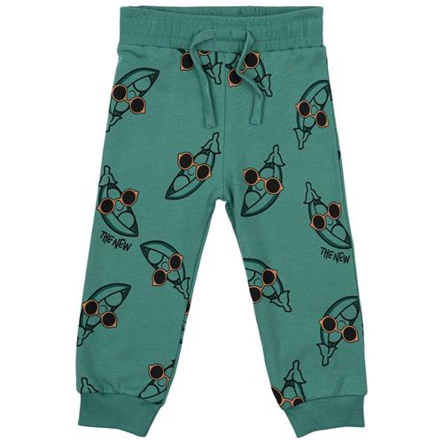 The New Siblings GOTS Neo Joggingbukser Bottle Green 86 cm  Grøn  86 cm  mand
