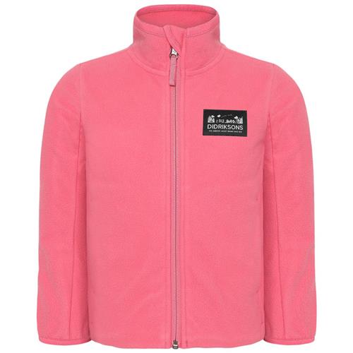 Didriksons Muskot Kids Fleece-jakke Dusty Azalea 140 cm  Lyserød  140 cm  Unisex