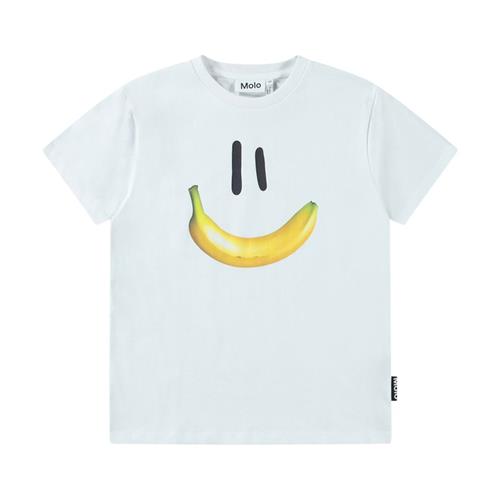 Molo Riley Short Sleeve T-Shirt Banana Smile 152 cm  Blå  152 cm  mand