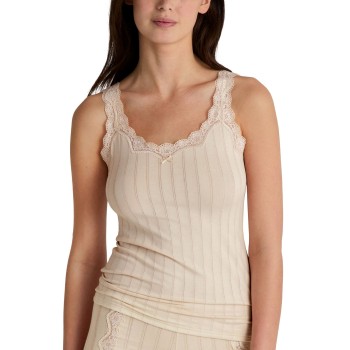 Calida Etude Toujours Tank Top Beige bomuld Medium Dame