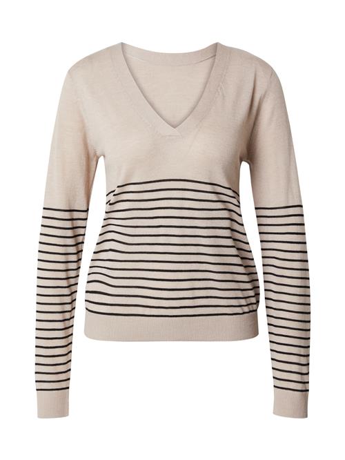 Se VILA Pullover 'Abella'  beige / sort ved About You