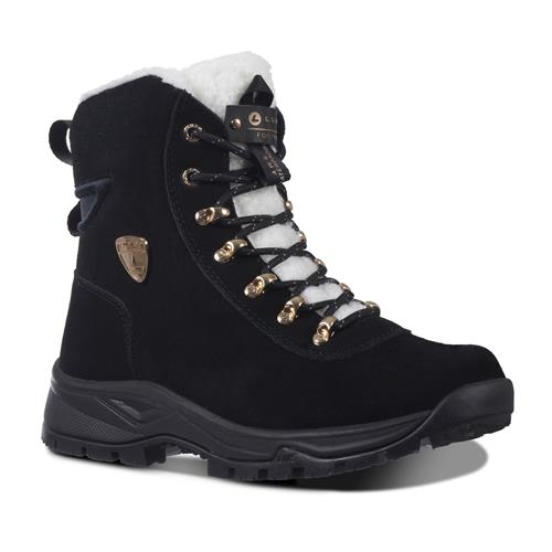 Se LUHTA Snowboots  sort / hvid ved About You