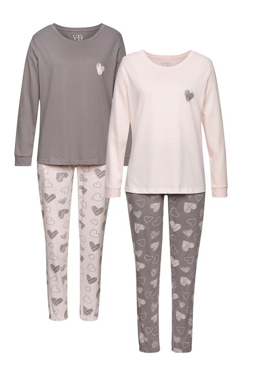 VIVANCE Pyjamas  stone / lys pink