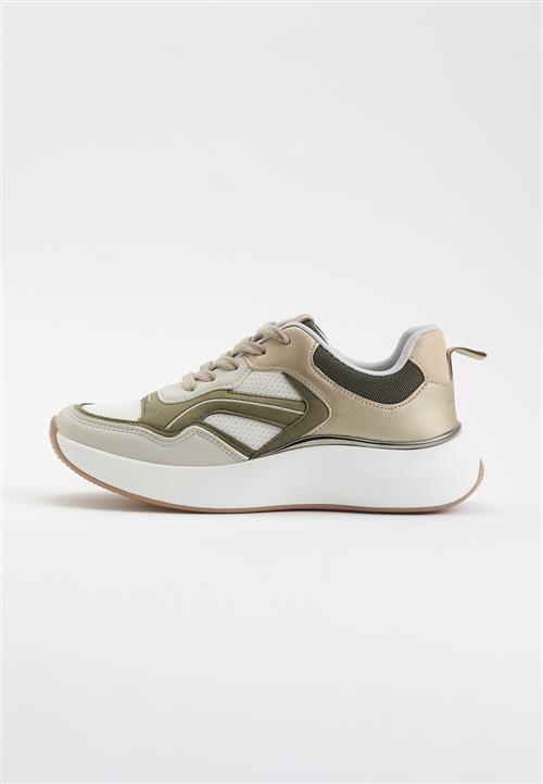 KOROSHI Sneaker low  beige / grå / oliven / hvid