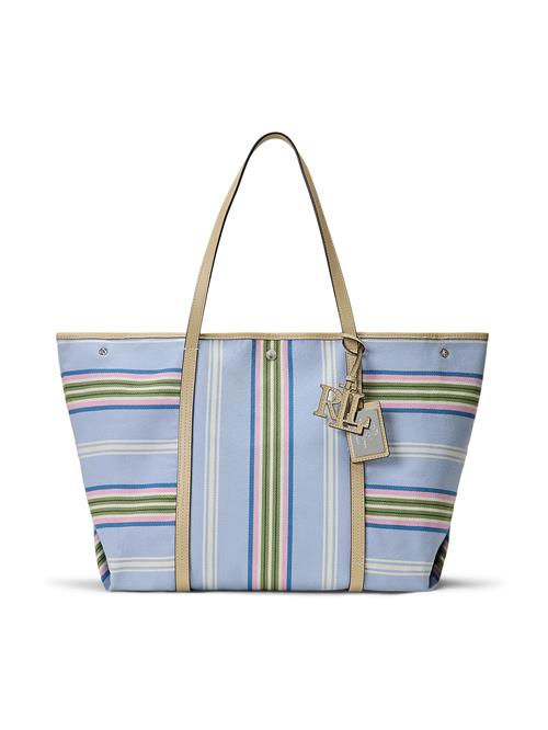 Lauren Ralph Lauren Shopper 'EMERIE'  royalblå / lyseblå / khaki / hvid