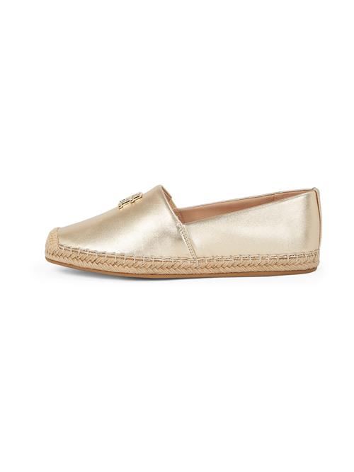 TOMMY HILFIGER Espadrillaer  sand / guld