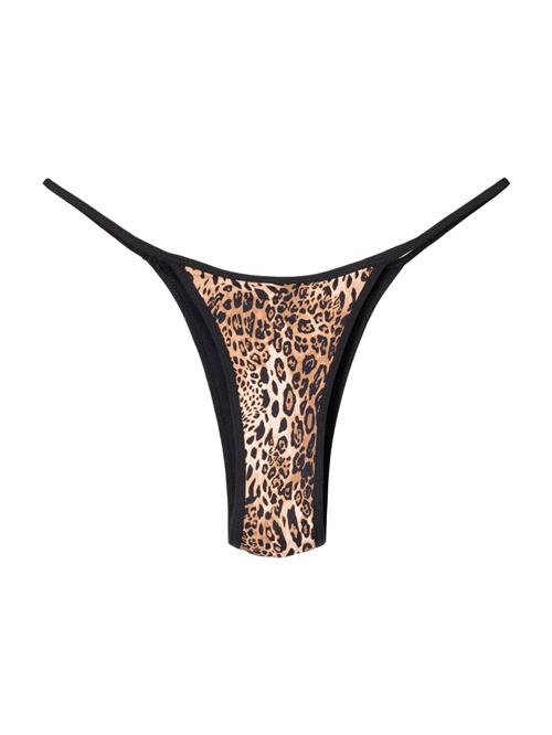 Bershka Bikinitrusse  creme / lysebrun / sort