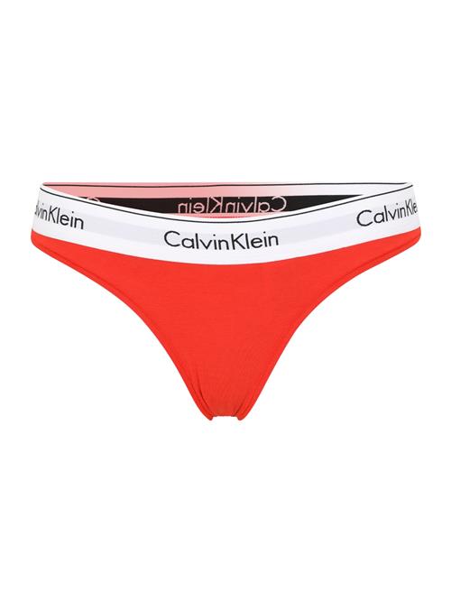 Calvin Klein Underwear String  lysegrå / rød / hvid