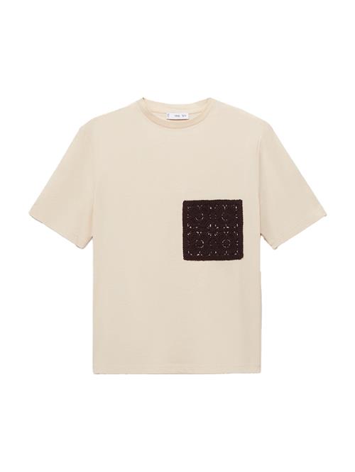 Se MANGO Shirts 'DAISY'  lysebeige / mørkebrun ved About You