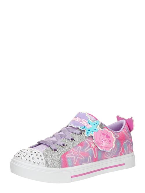 Se SKECHERS Sneakers 'TWINKLE SPARKS - UNDERWATER M'  lavendel / sølv ved About You