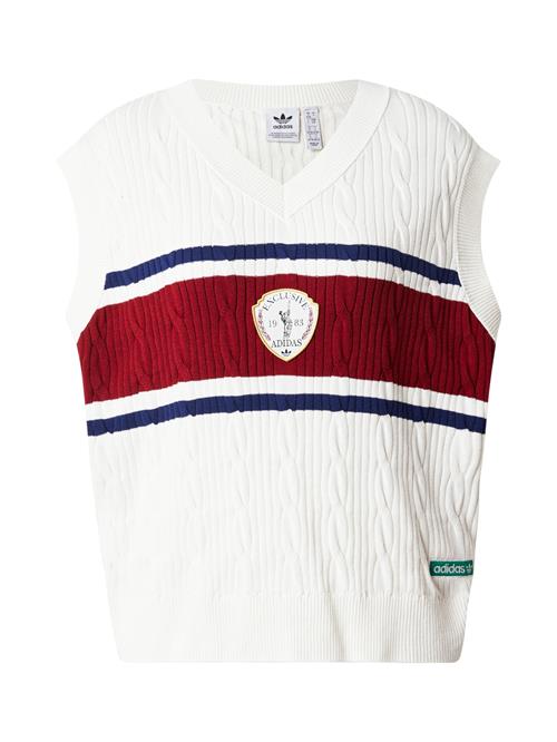 ADIDAS ORIGINALS Pullover  marin / mørkerød / hvid