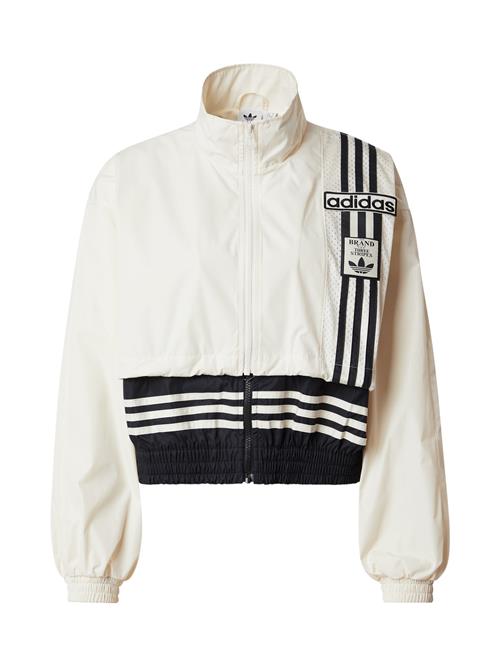 ADIDAS ORIGINALS Sweatjakke  sort / hvid