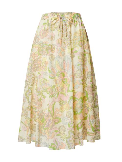 FRNCH PARIS Nederdel  creme / siv / abrikos / lys pink