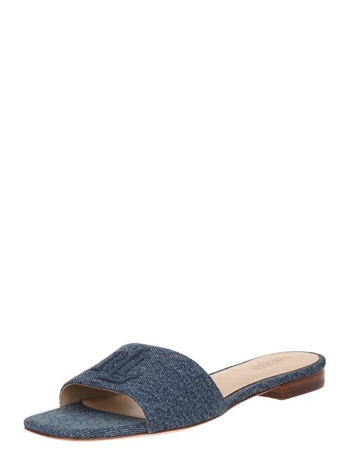 Lauren Ralph Lauren Pantoletter 'EVERLEY'  blue denim