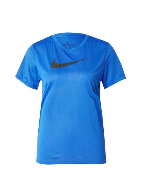 NIKE Funktionsbluse  blå / sort