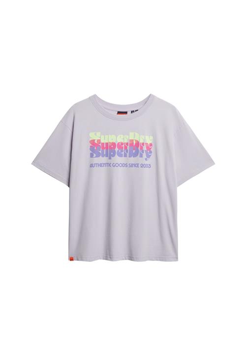 Superdry Shirts 'Neon Rainbow'  neongrøn / lilla / lavendel / mørk pink