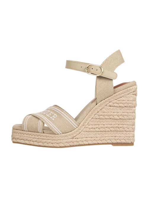 Se TOMMY HILFIGER Sandaler  beige / hvid ved About You